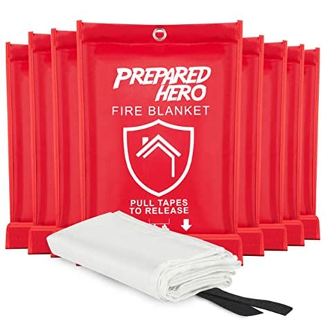 Emergency fire blanket reviews - Buy JJ CARE Fire Blanket – 5 Packs with Hooks – Emergency Fire Blanket for Home & Kitchen, High Heat Resistant Fire Suppression Blankets for Home Safety, Kitchen, ... Pack of 5 (Fire Blankets) + 5 Hooks : Customer Reviews: 4.8 4.8 out of 5 stars 1,691 ratings. 4.8 out of 5 stars : Best Sellers Rank